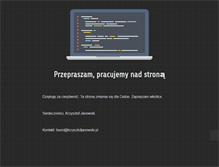 Tablet Screenshot of krzysztofjanowski.pl